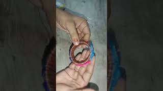 #पुरानी चूड़ी और ऊन से बनाए नया चूड़ा #shorts#youtubeshorts #beautiful chuda diy