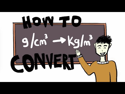 How many G cm3 are in a liter?