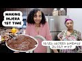 Making Injera in the U.S. for the First Time! Nothing is working! | Amena and Elias