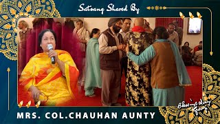 Guruji Satsang Shared by Mrs.Col. Chauhan Aunty | गुरुजी सत्संग | Jai Guruji | 🔊 Clear Voice