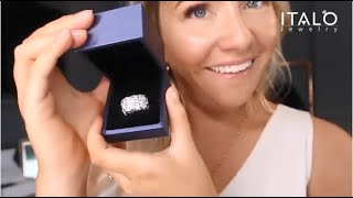 Absolutely Exquisite Engagement \u0026 Wedding Rings for Women | Italo Jewelry Review By Ellie Polly