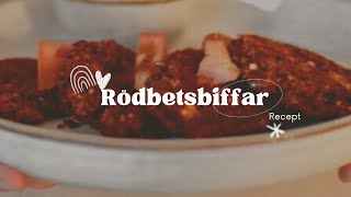 Rödbetsbiffar med fetaost