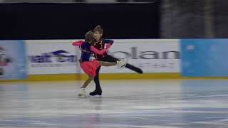 2017 Santa Claus Cup:Iryna PIDGAINA-Mykhailo SANDUL(UKR)-ID NON ISU BASIC NOVICE, Fourteensteps