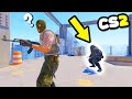 400 IQ SNEAK IN CS2! - COUNTER STRIKE 2 CLIPS