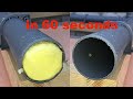 How to clean a sewer pipe in 60 seconds