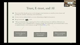 A Network Account Of Trustworthy AI: A New Framework (March 8, 2024)