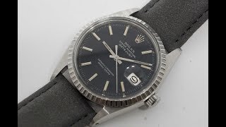 Rolex Datejust 1603 (black matte dial)