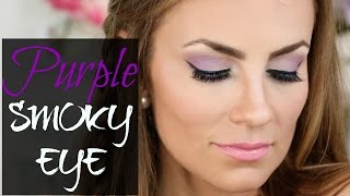 Purple Smoky Eye Tutorial | Angela Lanter