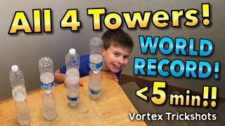 ALL 4 TOWERS in UNDER 5 MINUTES!?! (Crazy World Record!!!) - How long will it take #3