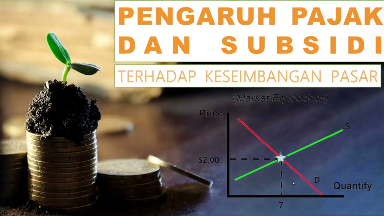 PENGARUH PAJAK DAN SUBSIDI TERHADAP KESEIMBANGAN PASAR | MATERI EKONOMI ...