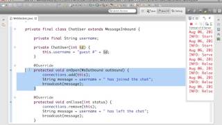 Java EE Support for WebSockets API Jump Start
