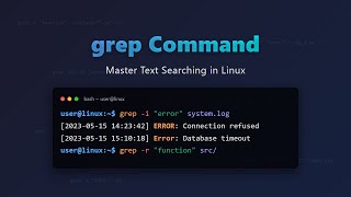 Grep Command Basics: Text Searching in Linux for Beginners