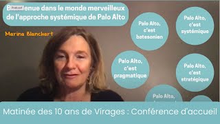 Présentation du modèle Systémique de Palo Alto par Marina Blanchart