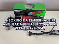 TECH CHRYS - UNBOXING DA ESMERILHADEIRA ANGULAR MULTILASER 220V 700W VERMELHA- HO049