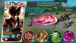 DYRROTH NEW META GUIDE TO BEAT STRONG HERO - PERFECT SUSTAINABILITY 85% EFFECTIVE MLBB