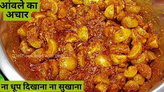 Amla Achar | आंवले का अचार बनाये टेस्टी व स्वास्थ्यवर्धक | Amle ka aachar recipe |  Achar ki recipe