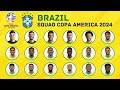 BRAZIL Squad For Copa America 2024 | Brazil Squad | FootWorld