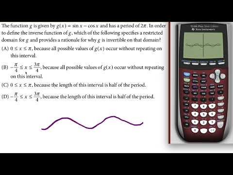 AP Precalculus Calculator Practice Question 23 - YouTube