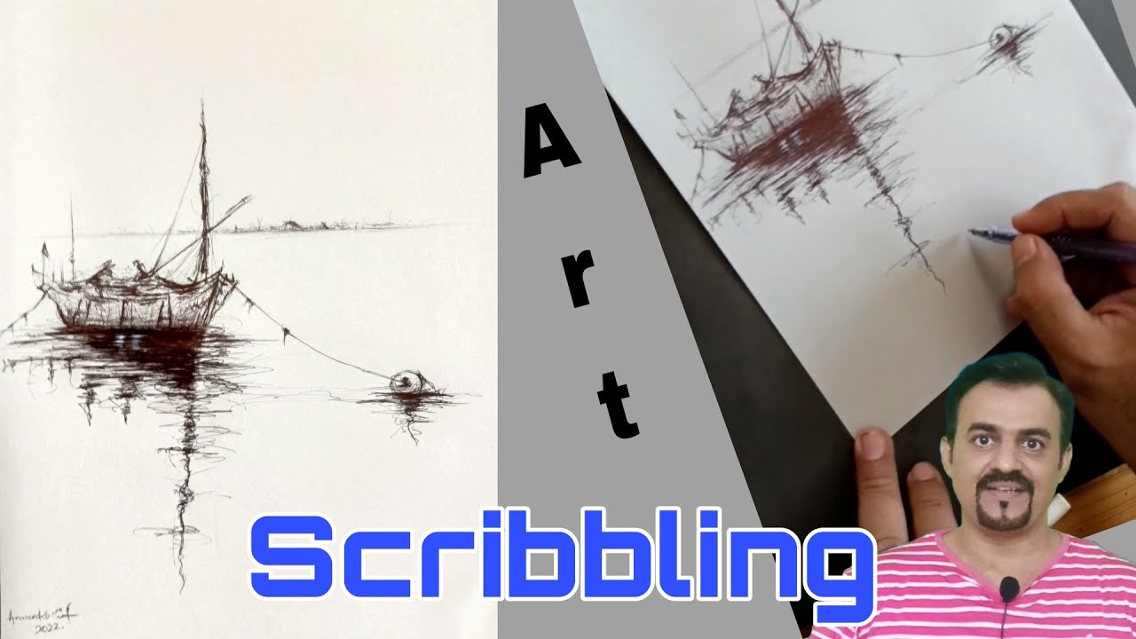 Scribbling Drawing Best Tutorial Ak Art Youtube