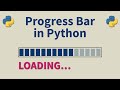 How To Add A Progress Bar In Python With Just One Line - Python Tutorial