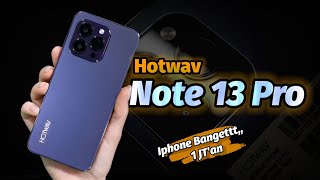 Hotwav Note 13 Pro🔻Resmi Rilis, 1 Jutaan Bawa Desain Mirip IPon