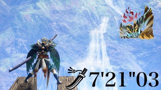 【MHRiseSB】悪魔の再来 ガイアデルム 太刀 ソロ 7'21\