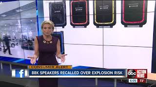 Bluetooth speakers sold at Costco, Best Buy and Amazon recalled over impact hazard