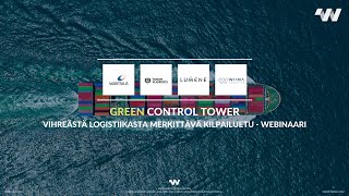 Wiima Logistics Webinaari: Green Control Tower - Vihreästä logistiikasta merkittävä kilpailuetu