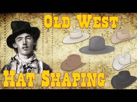 Hat shaping the Wild West style