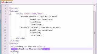 XHTML and CSS Tutorial 31 ID's YouTube 360p