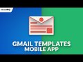 Gmail Add-on: Get an email template on your mobile phone to send to a client