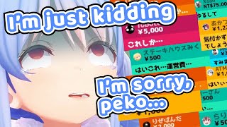 Pekora Jokes About Money, Ends Up Regretting it【Hololive | Usada Pekora】