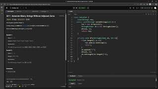 #LeetCode 3211 | Generate Binary Strings Without Adjacent Zeros #Java