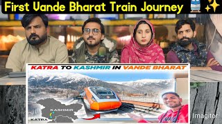 Katra to Kashmir: First Vande Bharat Train Journey 🚆✨ A Historic Ride!