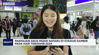 Arus Mudik Nataru di Hari Terakhir 2024, Stasiun Gambir Ramai Penumpang