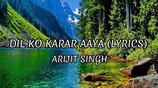 Dil Ko Karar Aaya (Lyrics) - Siddharth Shukla, Neha Sharma | Neha Kakkar, Yaseer Desai |