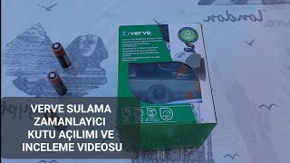 VERVE SULAMA ZAMANLAYICI İNCELEME VIDEOSU (TATILDE OTOMATIK BAHÇE SULAMA)