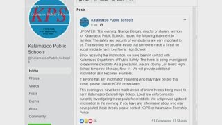 Classes canceled at 4 Kalamazoo schools for threats