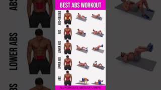 💪🔥#10 EXERCISES FOR YOUR ABS#SIX PACK ABS WORKOUT#AT HOME#NO EQUIPMENT #shorts #workout 💪🔥