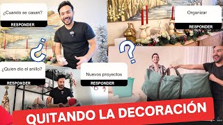 🌲💍PREGUNTAS INCOMODAS + GUARDANDO LA DECORACIÓN DE NAVIDAD