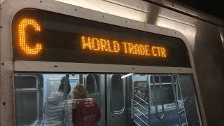 IND 8th Ave Line: (C) and (E) Trains End/Begin Service @ World Trade Center (R32, R160A-2, R179)