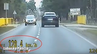 Kierowca Lamborghini się zapomniał. I trafił na nieoznakowany radiowóz.