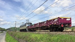 JR貨物　EF66-106号機　配6866レ　2016年4月22日 【山陽本線・上道～瀬戸間】