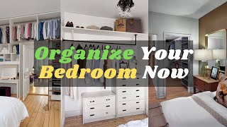 15 Affordable Bedroom Organization Ideas for Small Spaces | Storage Solutions on a Budget