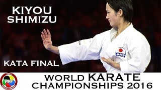 FINAL. Female Kata. SHIMIZU (JPN). Kata Chatanyara Kushanku. 2016 World Karate Championships