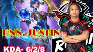 MPLi မှာ ကြမ်းခဲ့တဲ့ RNN. Justin ရဲ့ Lunox Gameplay | Top Global Mage | Ronin Esports