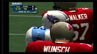 (SEGA SPORTS NFL 2K2) Tennessee Titans vs Tampa Bay Buccaneers PS2