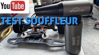 ✅ ON TESTE LE SOUFFLEUR PORTATIF WHATOOK - JET DRY BLOWER AUTO RC !