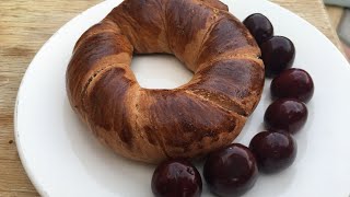 Gilaslı bulka resepti. cherry pie recipe