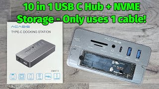 ACASIS 10-In-1 Hub with a Built In NVME Slot! - My Review